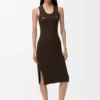 Vestido de algodón elástico