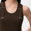 Vestido de algodón elástico