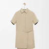 Vestido de algodón y seda