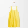 Vestido de piel de cordero napa