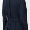 Vestido drapeado de algodón
