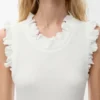 Vestido sin mangas de algodón elástico