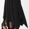 Vestido sin tirantes de algodón
