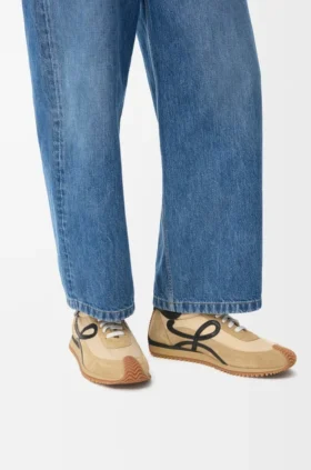 Zapatilla Flow Runner de nailon y ante