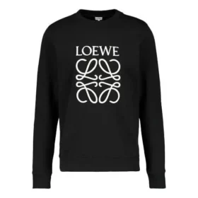 Zapatillas deportivas para hombre loewe Anagram bordadas, negras, P00446091