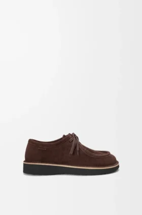 Zapatos con cordones «Faro» de piel de becerro anteada