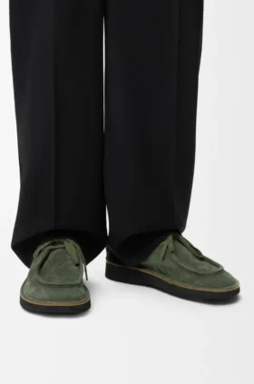 Zapatos con cordones «Faro» de piel de becerro anteada