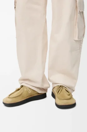 Zapatos con cordones «Faro» de piel de becerro anteada