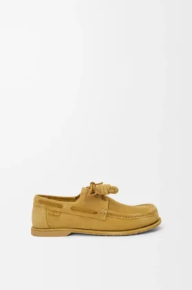 Zapatos náuticos «Campo» de piel de becerro de ante